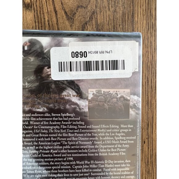 Saving Private Ryan DVD Widescreen Special Edition Tom Hanks Matt Damon NEW - Picture 3 of 4